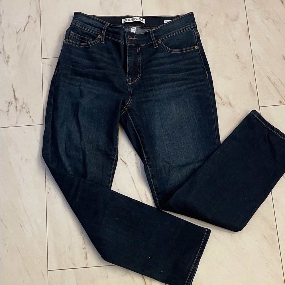 Code Bleu Midnight Indigo Straight Leg Jeans